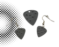 Argent Earrings