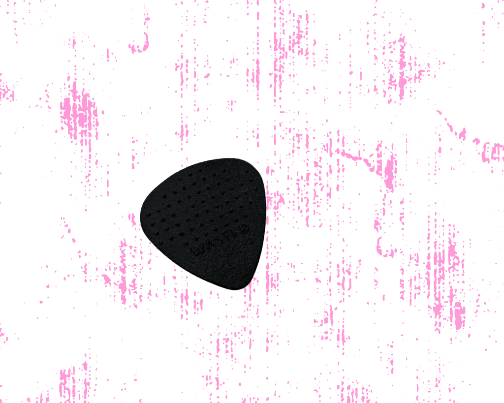 WASTED Monster Grip carbon fiber guitar pick, Big size, textured face edge to edge