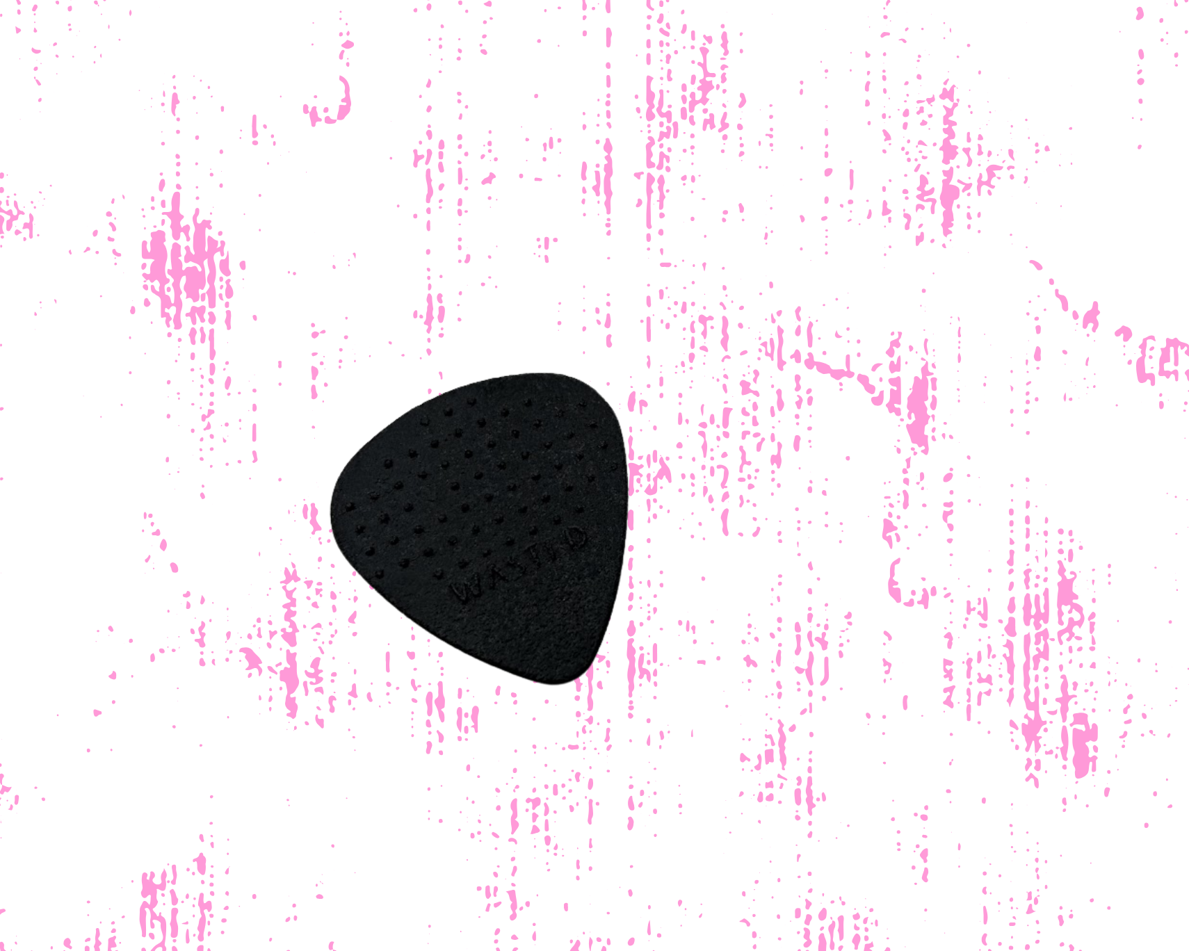 WASTED Monster Grip carbon fiber guitar pick, Big size, textured face edge to edge
