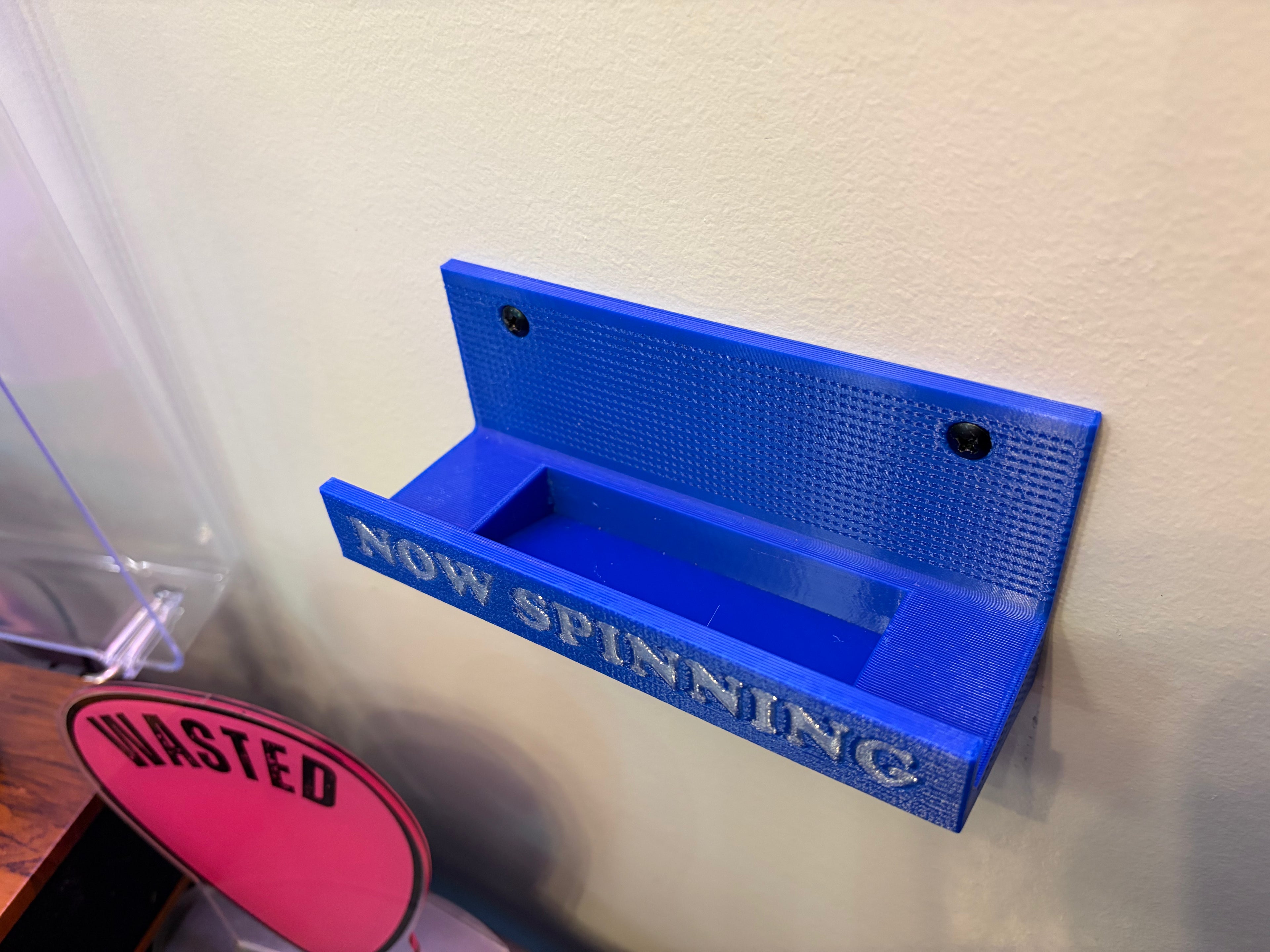 Vinyl Record Shelf with Hidden Compartment | Now Spinning