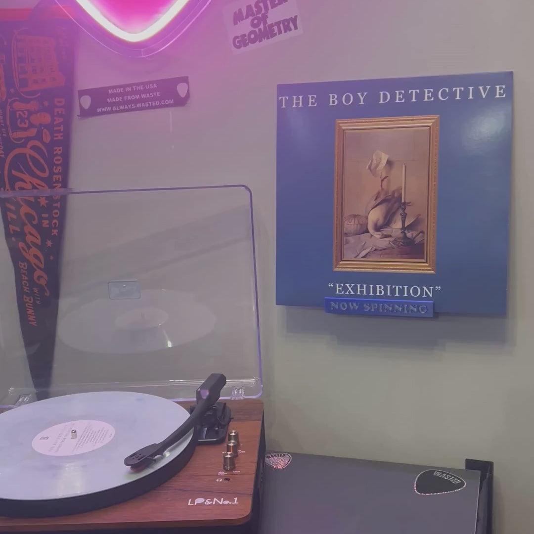 Vinyl Record Shelf with Hidden Compartment | Now Spinning